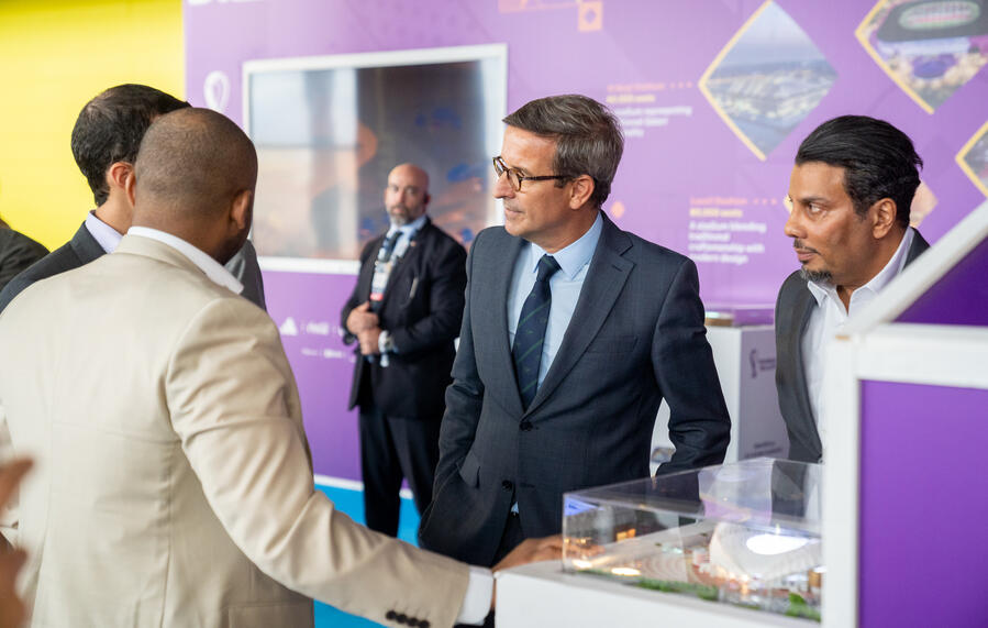 Networking at World Football Summit
